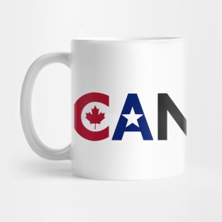 CANZUK - Symbols and National Colours Mug